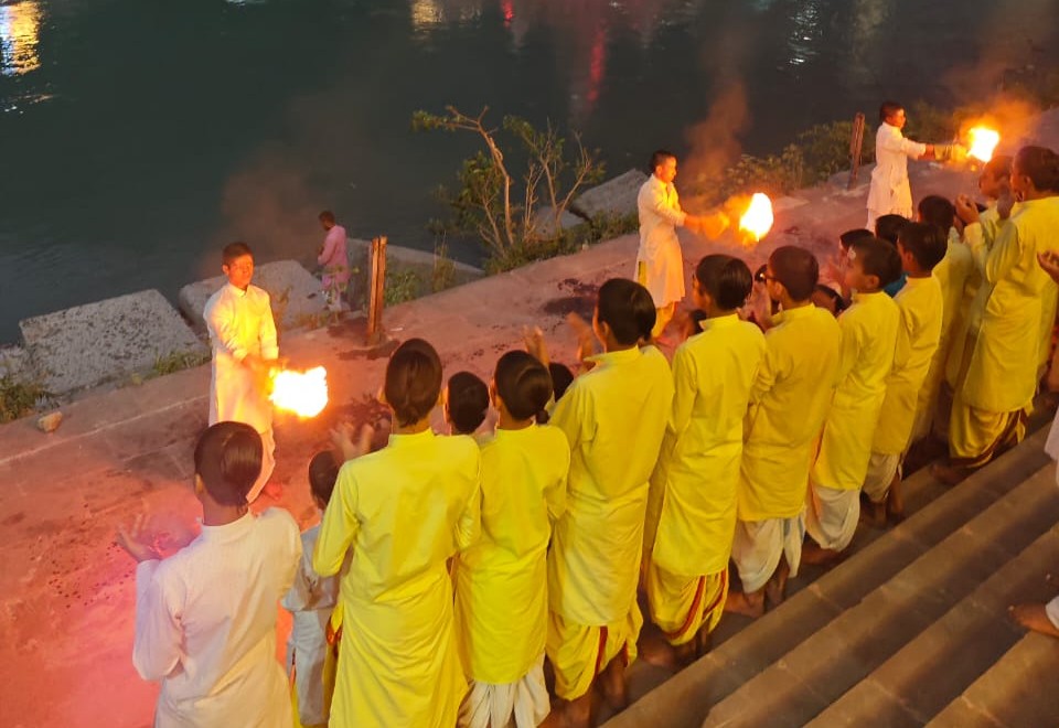 Special Ganga Aarti at Sai Ghat Rishikesh, Laxman Jhula Uttarakhand
