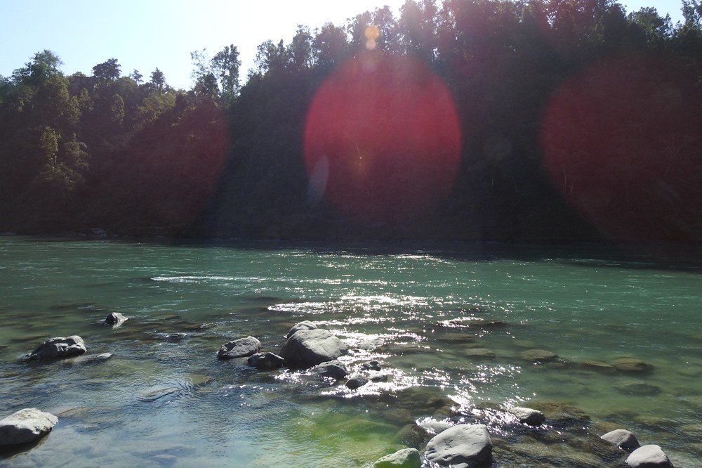 Ganges River in Rishikesh, India