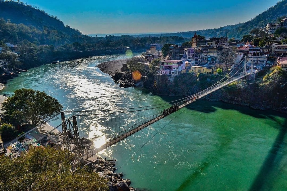 Laxman Jhula Bridge Rishikesh India