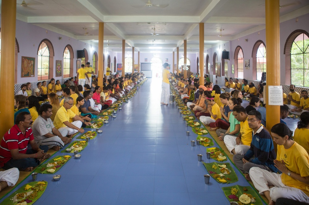 Sivananda Ashram India Kerala Dining Hall